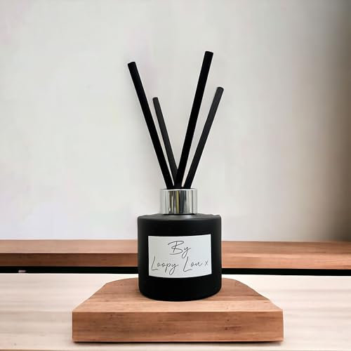 60 Second Makeover Limited Dark Orchid Luxury Flower Reed Diffuser Highly Fragranced Scented Reed Diffusers For Home Room Fresheners For Home Fragrance Air Freshener Black