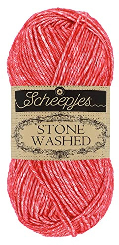 Scheepjes - Scheepjes Stone Washed 823 Carnelian Yarn - 10x50g