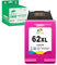 COLORETTO 62XL (1 Farbe) Druckerpatronen Kompatibel für HP 62 XL Druckerpatronen für OfficeJet 5740 5742 5744 200 250 für Envy 5540 5548 5640 5646 7640 5545 5544 Druckers
