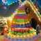 Sentasi Weihnachtsbeleuchtung Außen,3.5M×9 Lichterkette 350 LED Christbaumbeleuchtung mit Sterne,8 Modi IP44 Wasserdicht Lichterkette Sterne für Weihnachtsdekoration/Garten/Hochzeit/Indoor/Outdoor