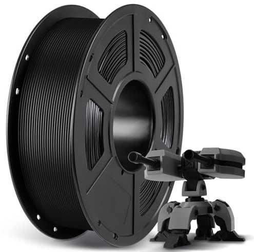 ANYCUBIC PLA+ Filament 1.75mm, PLA Plus, Maßgenauigkeit +/-0,02mm, Hohe Zähigkeit und Präzision -3D-Druckmaterialien, RFID für Intelligentes Drucken,1KG Schwarz