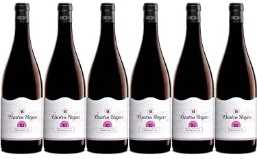CUATRO RAYAS 10 meses barrica - Vino Tinto Tempranillo (6 Botellas x 750ml)