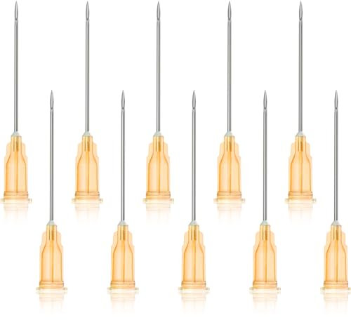 Dispensing Needle Accessories, 25G 1IN/25mm Stainless Steel Pipe Industrial Needles Individually Wrapped 60 Pcs