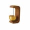 Magnetic Doorbell Wooden Doorbell Wind Chime Aesthetic Room Home Wall Decoration Chime Wind Decoration 7 x 4.5 x 3.5 cm (Black Walnut)