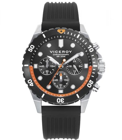 Viceroy Heat 401369-57 Herren-Chronouhr aus Edelstahl