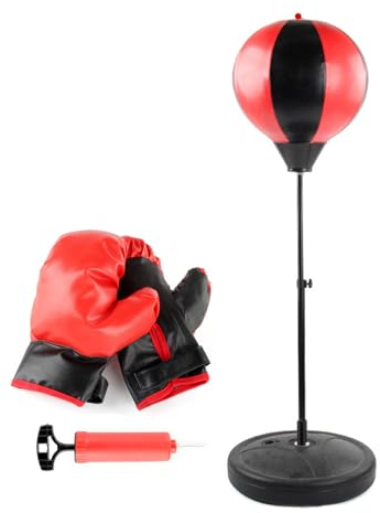Aufblasbares Verstellbares Boxsack Set Boxspielzeug Mit Handschuhen Freistehende Basis Punchingball Freistehendes Boxset Für Kinder Freistehendes Boxset Für Kinder Boxausrüstung