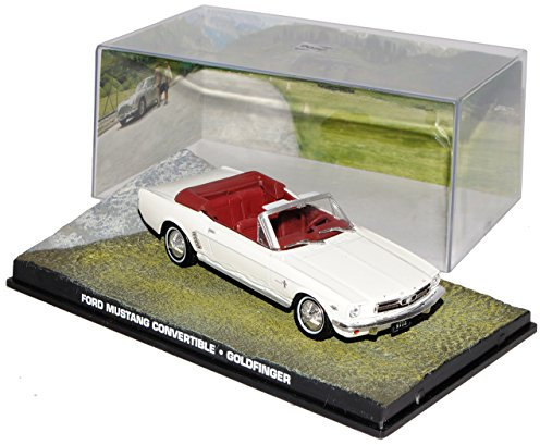 Ixo Ford Mustang Cabrio Weiss Goldfinger J. Bond 007 1/43 Modell Auto