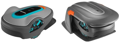 Gardena SILENO Life : Tondeuse Robot pour Surface de jusqu'à 1250 m², Fonction Easy-Passage & abri Tondeuse Robot : Protection optimale Contre Le Soleil et la Pluie