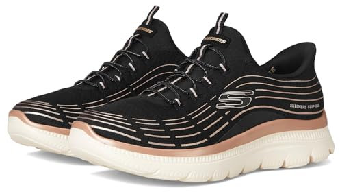 Skechers Summits Plus, Zapatillas Mujer, Black, 38 EU