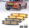 JMEST LEAD Amber Strobe Lights Kit for Trucks,Sync Feature Emergency Strobe Grille Lights,Surface Mount Warning Flashing Chase Light for Truck Vehicles Car SUV (4PCS)