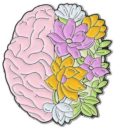 Xchon Anstecknadel für menschliche Organe, Herzform, Skelettform, Brosche, Mantel, Anstecknadel, Schmuck, für Damen und Herren