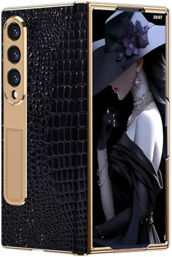 Funda para Samsung Galaxy Z Fold 3. para Samsung Z Fold3 Carcasa de Telefono con Pantalla Plegable. Estuche de Teléfono Móvil de Cuero