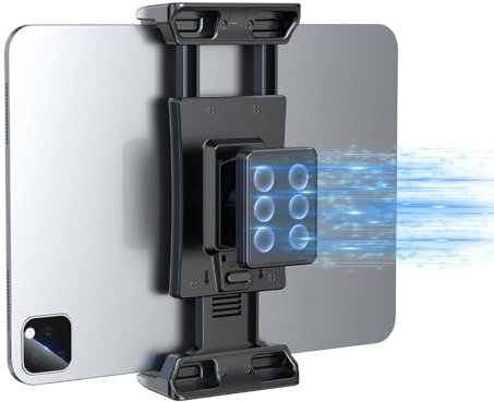 OHLPRO Support mural magnétique pour tablette pour surface métallique, support mural super puissant pour iPad, rotation à 360°, convient aux téléphones et tablettes de 5 à 13 pouces, idéal pour