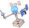 TOYANDONA Science Educational Toys Diy Wooden Satellite Model Kit Assemble Toys for Boys and Girls Educational for Boys Girls
