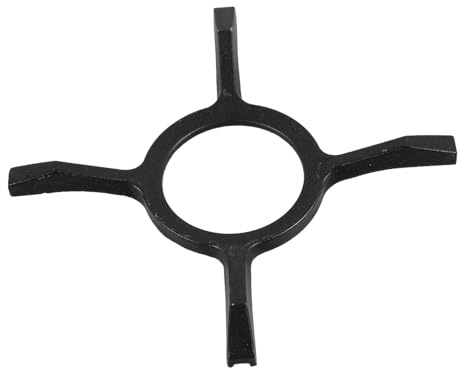 Wok Stützgestell für Gasherd, Eisen, Rutschfest, Kompakt | Topf und Kleine Kochstelle, Schwarz, Multifunktional, Stabile Ausführung, Zubehör für Herd