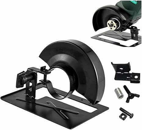 Special Cutting Bracket Protective Cover for Angle Grinder, Angle Grinder Tool Include Angle Grinder Stand and Protective Shield Cover for 100-125 mm Angle Mill