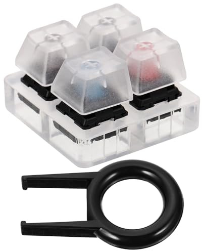WATIIFUFU Testeur de Clavier Mécanique en Différentes Couleurs Base en Acrylique, Outil Portable et Facile à Utiliser pour Tester Switches Cherry Couleur Aléatoire