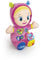 Baby Clementoni Alice, Meine erste Puppe, Plüschtier für Kinder ab 10 Monaten, Aktivitätszentrum mit Schnuller und 3 Tasten zum Lernen von Formen, Zahlen, Farben, Wörtern und Tierversen, italienische