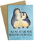 Mr. & Mrs. Panda Grußkarte Pinguin umarmen - Geschenk, Liebesgeschenk, Hochzeit, Ansichtskarten, Liebe, Glückwunschkarte, Umarmung, Paar, Klappkarte,