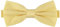 Ladeheid Herren Schmale Fliege M (12cm x 6cm), Hellgelb, 12cm x 6cm