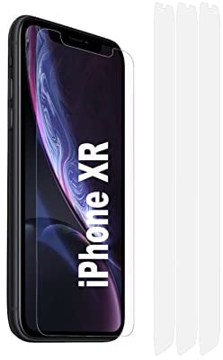 TeKKno® 3x LCD Screen Protectors Guards And Cleaning Cloths for Apple iPhone XR