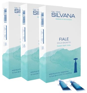 Silvana Fiale da bagno Triple-Pack