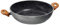 STONELINE Made in Germany Servierpfanne 24 cm Antihaft Pfanne Hoher Rand zum fettfrei Braten, Antihaftbeschichtet mit echten Steinpartikeln, Induktionspfanne für alle Herdarten und Backofen, Holzoptik