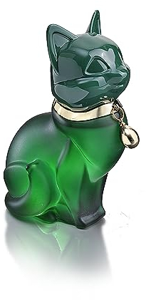 Jean-Pierre Sand - Gattina - Eau de Parfum, 75ml - Parfum für Frauen im Sammlerflakon, ideal als Geschenk - Damenparfum im Katzen-Flakon (Smaragd)