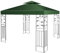 GIANTEX Toile de Toit de Rechange 3 x 3 M Imperméable, Tonnelle de Jardin Anti-UV Facile à Installer, pour Jardin, Plage, Parc, 2 Niveau, Vert