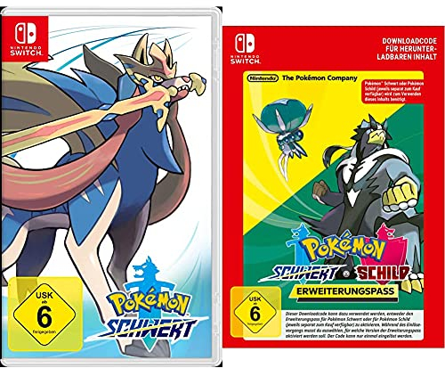 Pokémon Schwert - [Nintendo Switch] & Pokémon Schwert oder Pokémon Schild: Erweiterungspass | Nintendo Switch - Download Code