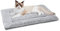 vsshe Hundematte, 2-in-1 Funktions Matte Liegedecke für Hunde 60x42CM Liegedecke für Hunde und Katzen Waschbar rutschfest Hundesofa Hundematte, Haustierbett für Kleine und Mittelgroße Hunde Grau