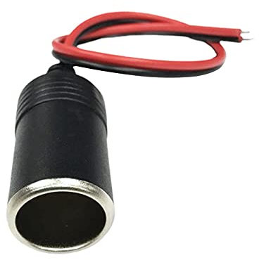 vincente Cargador de Coche con Cable de extensión de 13.7 pies - Cable de extensión para Encendedor de Cigarrillos 24v 120W 10A 18AWG | Cable de extensión de alimentación Resistente con Enchufe