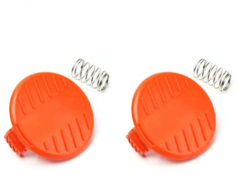 für 2 Stück Spulenkappenabdeckung für Black + Decker 385022-03N Gehäusekappe Rasenmäher Spulenabdeckung Spulenabdeckung