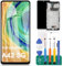 Écran LCD de rechange pour Samsung Galaxy A42 5G SM-A426B Écran tactile de rechange SM-A426U SM-A426N SM-A426N Kit de réparation (noir avec cadre) (non original)