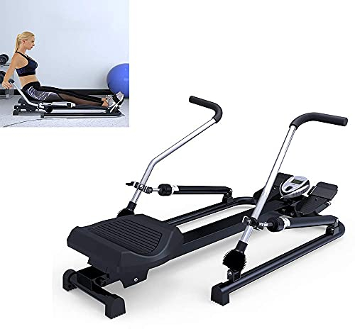 Gerrit Multifunktions-Rudergerät, leise, hydraulisches Rudertraining, Fitnessgerät, doppelte Widerstandseinstellung, faltbares Design für Büro-Fitnessstudio