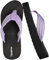 Harssidanzar Sandali infradito con zeppa e plateau, da donna, casual, estivi, comodi, SL264UK, Viola, 37 EU