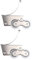 WATIIFUFU 2 Pz Rulli Porta Scorrevole Della Porta Dello Schermo Guide Delle Porte Ruote Delle Ante Dell'armadio Kit Porta Zanzariera Scorrevole Ruote Delle Porte Silver