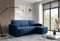 LIKMA Marineblau Ecksofa Otto 224x145 cm mit Schlaffunktion (200x140 cm) Eckcouch mit Bettkasten Wohnlandschaft mit Bettkasten Bettsofa mit Stauraum Polstermöbel Sofa 3 Sitzer