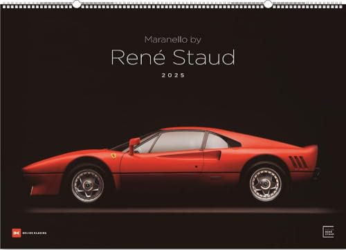 René Staud - Maranello - Kalender 2025 - Delius-Klasing-Verlag - Wandkalender mit atemberaubenden Ferrari-Fotografien - 51 cm x 72 cm