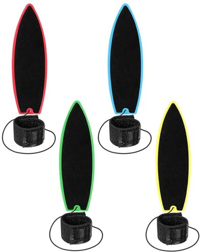 JEXOWIQ 4 pcs Finger Skateboards,Mini Fingerspitzen Surfbrett, Surfboard Shred Deck Finger Surfbrett,Kreatives Fingerspitzen Bewegungsgriffbrett Surfen für Kinder und Erwachsene