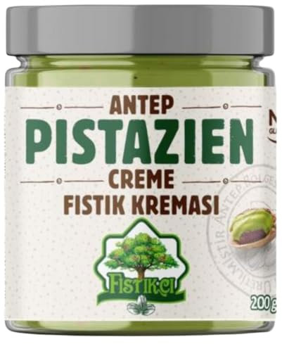 20 pezzi X Anthap Turkish Pistacchio Crema con 30% pistacchi, senza olio di palma, 200 grammi