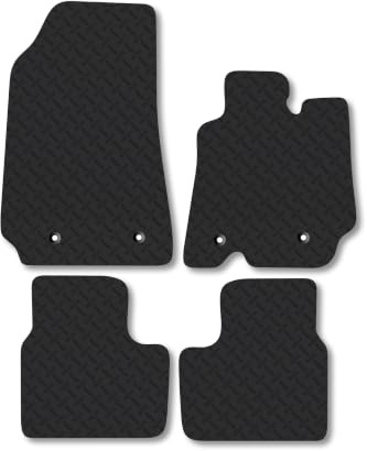 Renault Arkana (2020+) 5mm Rubber Car Mats | Heavy Duty Rubber Tailored Fit Floor Mats Full Coverage Durable Waterproof Accessories Easy Clean Anti Slip Made in the UK