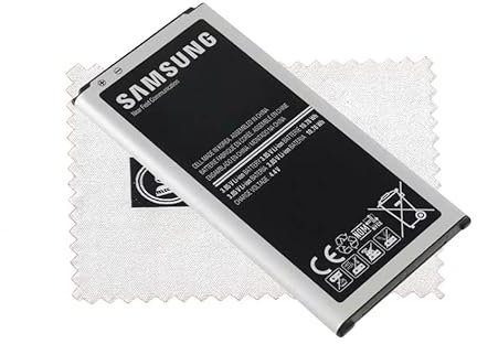 Original Akku für Samsung Galaxy S5 / S5 Neo (NFC) EB-BG390BBE mit Reinigungstuch Shlok