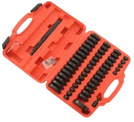 KAPIPALA 【51-teilig】 Radlager Werkzeug Set aus #45 Stahl – Druckstück Treibsatz für Lager, Buchsen & Dichtringe | Inkl. Tragetasche | Ideal für Autos, LKWs & Motorräder
