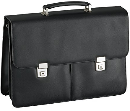 D&N by Lefox Aktentasche NEU 5 DN279 Lehrertasche PU Lederoptik 15 42cm Basic Line D&N