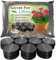 Secret Pot Lifters 20 PACK - Rubber Flower Plant Pot Feet for Garden, Invisible Lifting of Pots - Hard Wearing Non Compression Rubber - Discreet Low Profile Non-Slip