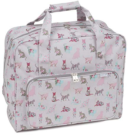 Hobby Gift MR4660 94 Bedruckte Nähmaschinentasche, Cats, 20 x 43 x 37cm