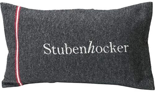David Fussenegger - SILVRETTA Kissenhülle - Stubenhocker - anthrazit - 30 x 50 cm