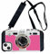 SGVAHY Emily in Paris Phone Case for iPhone 11 Vintage Camera Case Cute 3D Unique Design Cover with Removable Neck Strap Lanyard Silicone Case for Girls Kids Women Rose Red