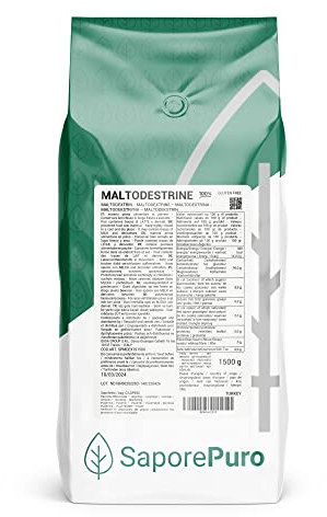 SaporePuro Maltodestrine Pure in Polvere 1500 gr